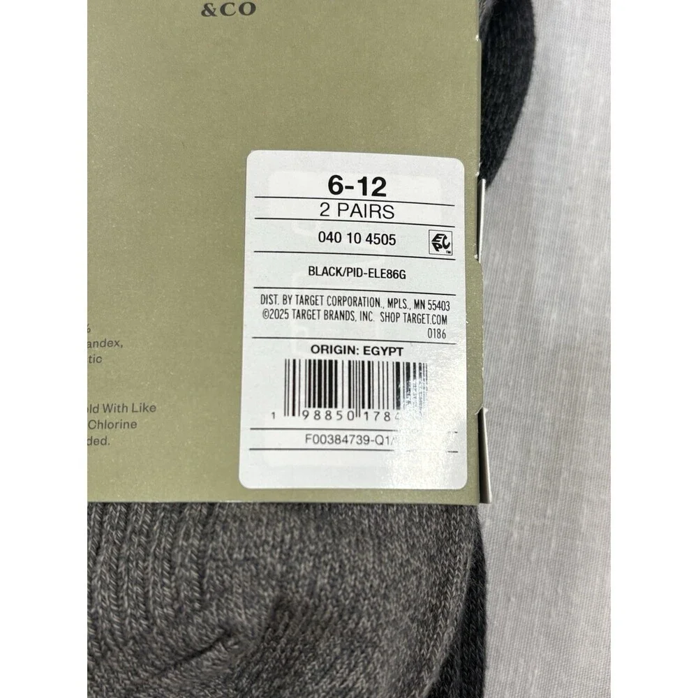 Goodfellow & 2pair Dress Socks  gray/black New